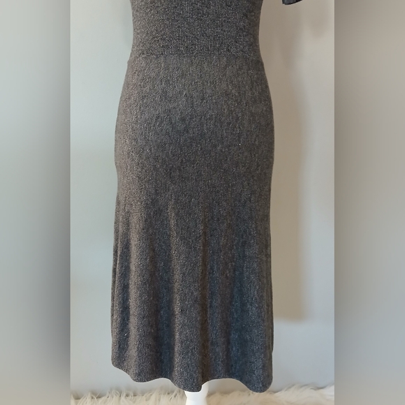 Cynthia Rowley Cashmere Blend Short Sleeve Turtleneck Sweater Dress - Picture 3 of 8
